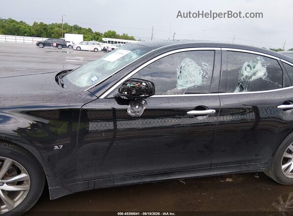 JN1BY1AP6KM505445 2019 INFINITI Q70 Black Rear interior view