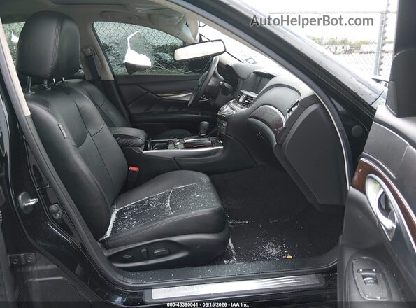 JN1BY1AP6KM505445 2019 INFINITI Q70 Black Front interior view