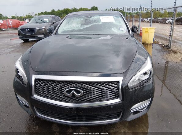 JN1BY1AP6KM505445 2019 INFINITI Q70 Black Dashboard view
