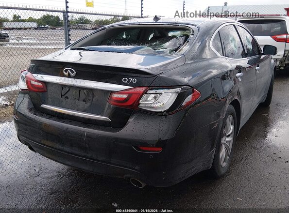 JN1BY1AP6KM505445 2019 INFINITI Q70 Black Rear right