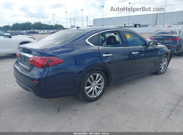 JN1BY1AP8HM740891 2017 INFINITI Q70 Blue Tył prawy