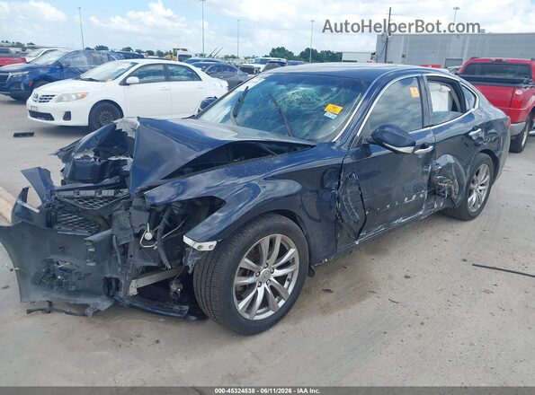 JN1BY1AP8HM740891 2017 INFINITI Q70 Blue Przód lewy