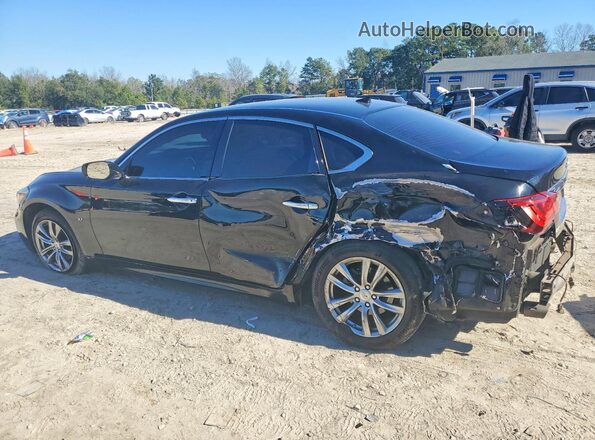 JN1BY1AP8KM505513 2019 INFINITI Q70 Black უკანა მარცხენა