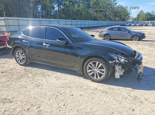 JN1BY1AP8KM505513 2019 INFINITI Q70 Black წინა მარჯვენა