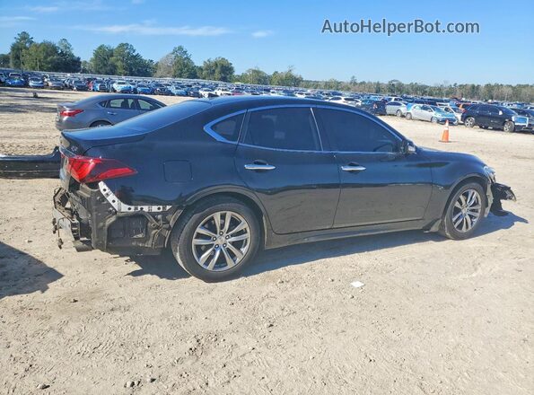 JN1BY1AP8KM505513 2019 INFINITI Q70 Black უკანა მარჯვენა