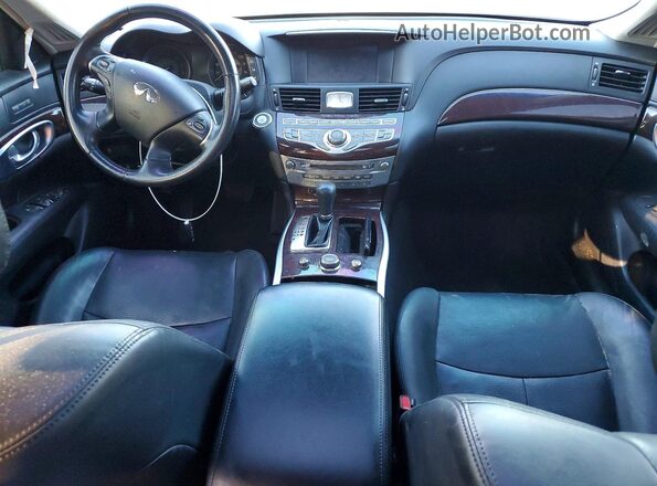 JN1BY1AP8KM505513 2019 INFINITI Q70 Black წინა პანელის ხედი