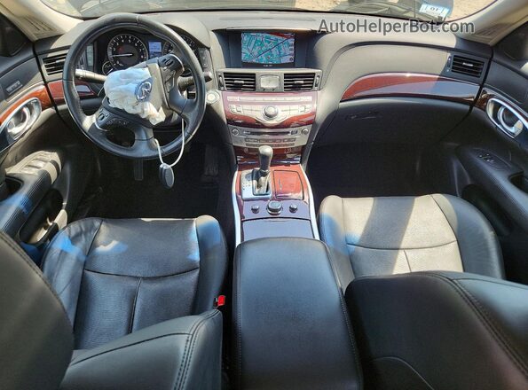 JN1BY1AR0KM585326 2019 INFINITI Q70 Черный Вид панели приборов