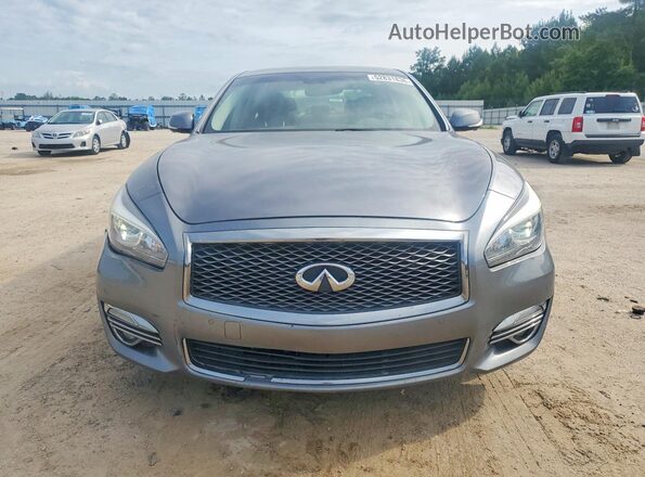JN1BY1AR6KM585685 2019 INFINITI Q70 Серый Вид спереди
