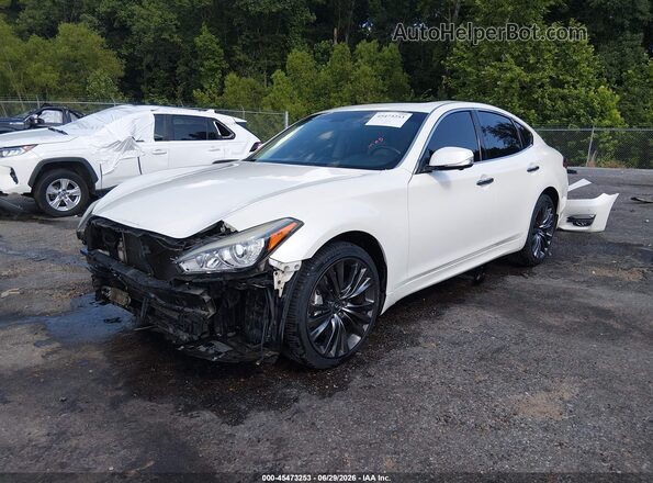 JN1BY1AR9GM271214 2016 INFINITI Q70 White Front left