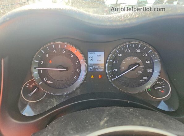 JN1BY1ARXHM770010 2017 INFINITI Q70 Gray Instrument cluster view