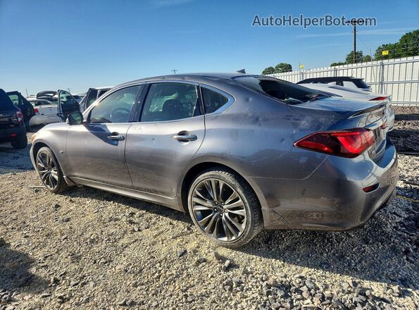 JN1BY1ARXHM770010 2017 INFINITI Q70 Gray Rear left