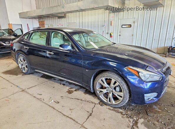 JN1BY1PP0HM170506 2017 INFINITI Q70L Blue Առջևի աջ