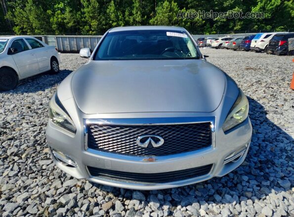 JN1BY1PP2KM685241 2019 INFINITI Q70L Silver Вид спереду