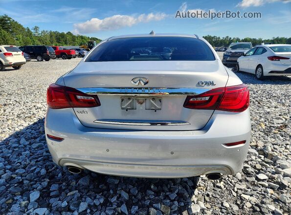 JN1BY1PP2KM685241 2019 INFINITI Q70L Silver Вид ззаду