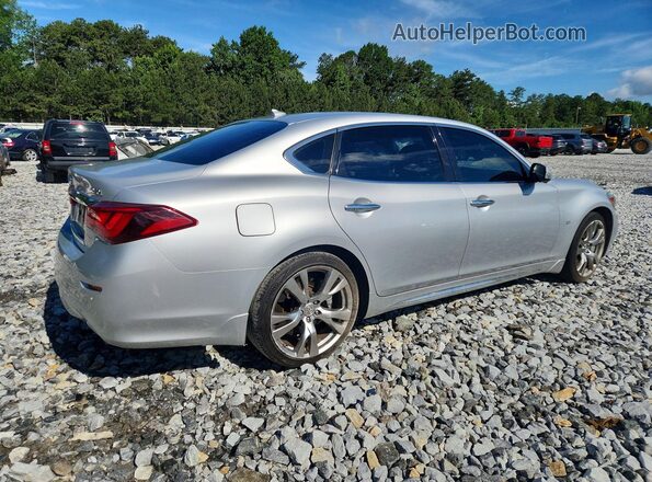 JN1BY1PP2KM685241 2019 INFINITI Q70L Silver Задня права чверть