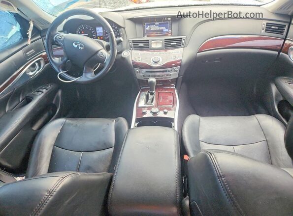 JN1BY1PP2KM685241 2019 INFINITI Q70L Silver Вид панелі приладів