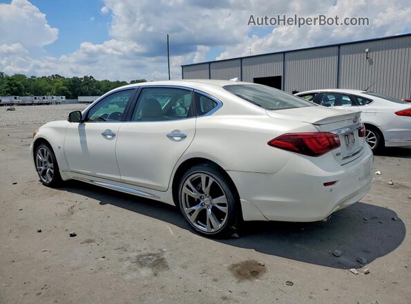 JN1BY1PR6GM721229 2016 INFINITI Q70L White Rear left
