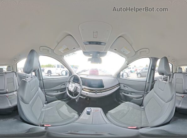 JN1CF0BB7RM738459 2024 NISSAN ARIYA White სალონის 360-გრადუსიანი ხედი