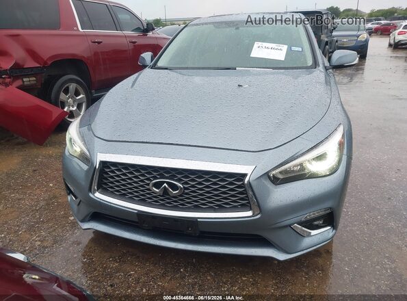 JN1CV7AP2JM241610 2018 INFINITI Q50 Turquoise Սարքավորումների վահանակի տեսք