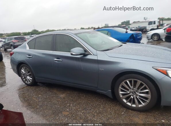JN1CV7AP2JM241610 2018 INFINITI Q50 Turquoise Սալոնի հետևի տեսք