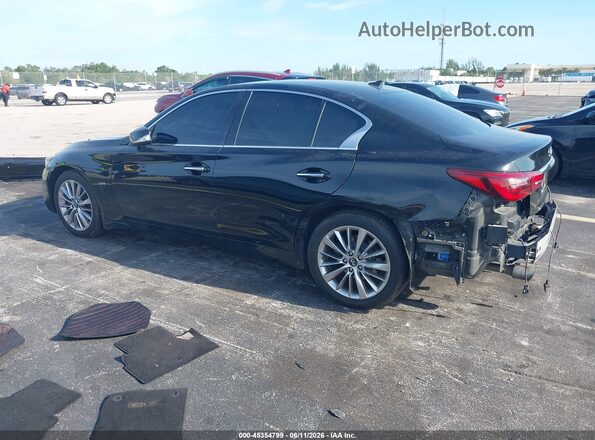 JN1CV7AP3JM241177 2018 INFINITI Q50 Черный Задняя левая четверть