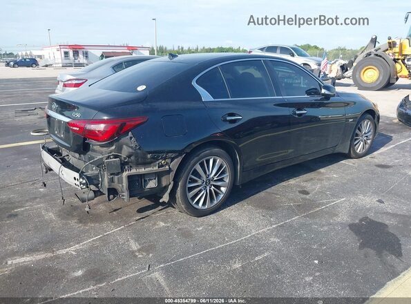 JN1CV7AP3JM241177 2018 INFINITI Q50 Черный Задняя правая четверть