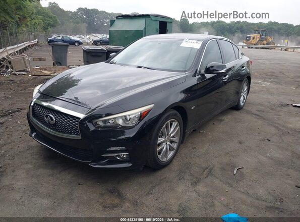JN1CV7AP4HM642313 2017 INFINITI Q50 Черный Передняя левая четверть