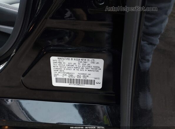 JN1CV7AP4HM642313 2017 INFINITI Q50 Черный Вид подкапотного пространства