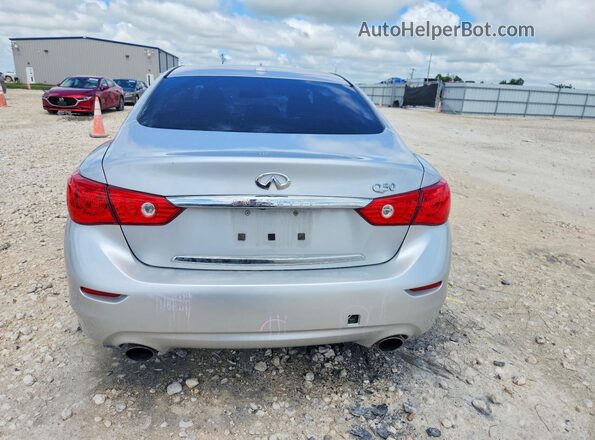 JN1CV7AP5GM201692 2016 INFINITI Q50 Silver Հետևի տեսք