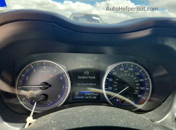 JN1CV7AP5GM201692 2016 INFINITI Q50 Silver Սարքավորումների վահանակի տեսք