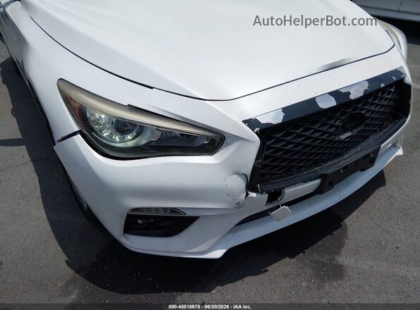 JN1CV7AP6JM400032 2018 INFINITI Q50 White Front view