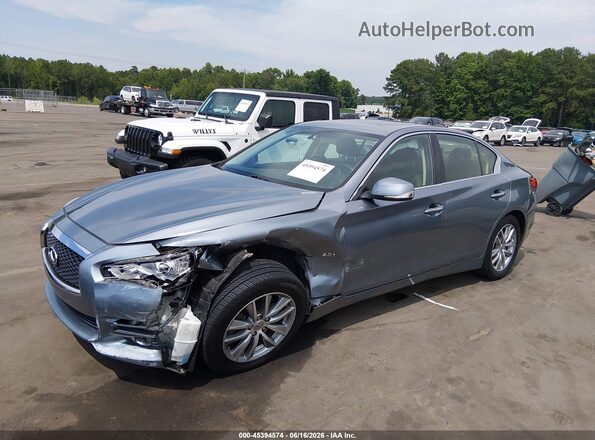 JN1CV7AP7GM201824 2016 INFINITI Q50 Blue Front left