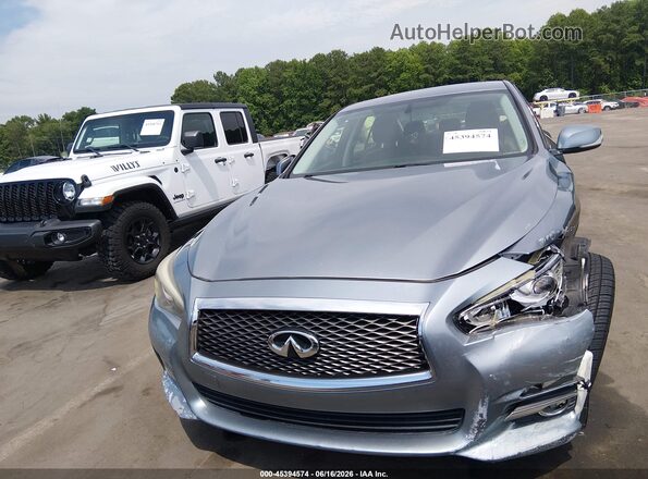 JN1CV7AP7GM201824 2016 INFINITI Q50 Blue Instrument cluster view