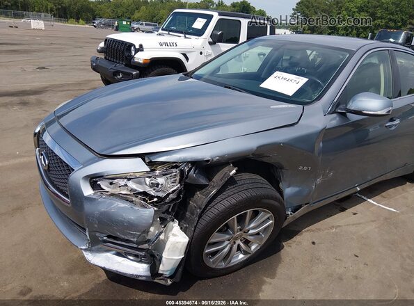 JN1CV7AP7GM201824 2016 INFINITI Q50 Blue Front view