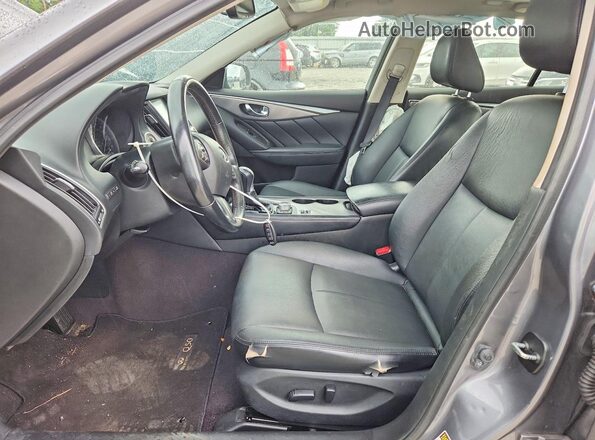 JN1CV7AP7GM203203 2016 INFINITI Q50 Gray წინა სალონის ხედი