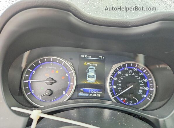 JN1CV7AP7GM203203 2016 INFINITI Q50 Gray ხელსაწყოთა პანელის ხედი