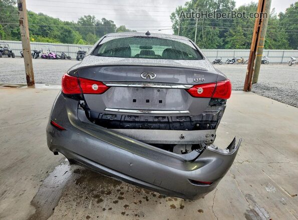 JN1CV7AP7GM203203 2016 INFINITI Q50 Gray უკანა ხედი