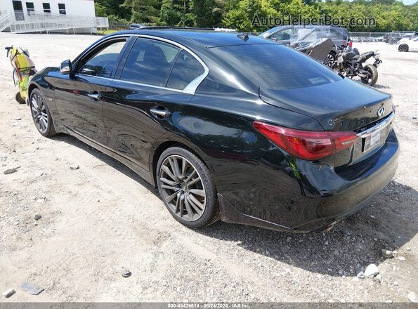 JN1CV7AP7JM240601 2018 INFINITI Q50 Black უკანა მარცხენა
