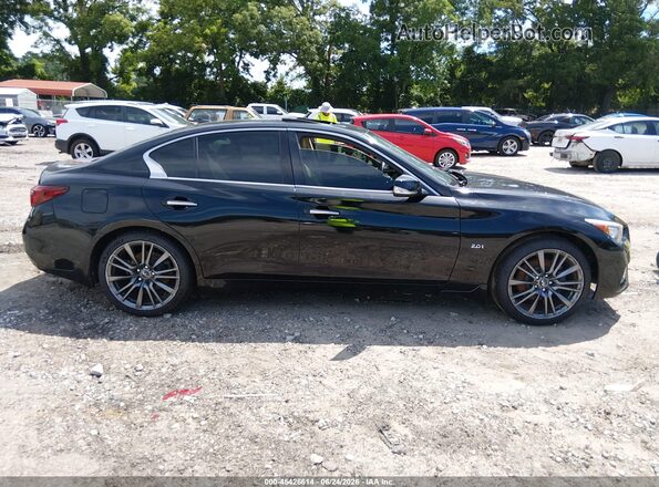 JN1CV7AP7JM240601 2018 INFINITI Q50 Black სალონის 360-გრადუსიანი ხედი