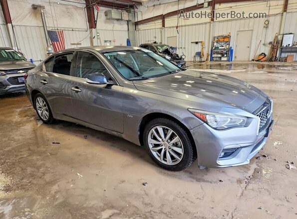 JN1CV7AP8JM241188 2018 INFINITI Q50 Gray Front right