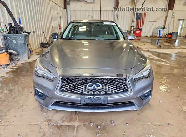 JN1CV7AP8JM241188 2018 INFINITI Q50 Gray Front view