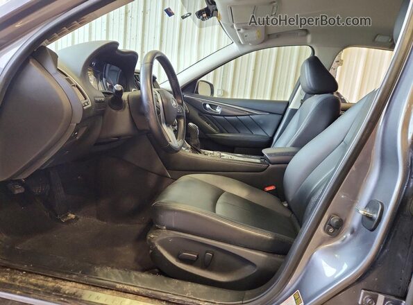 JN1CV7AP8JM241188 2018 INFINITI Q50 Gray Front interior view