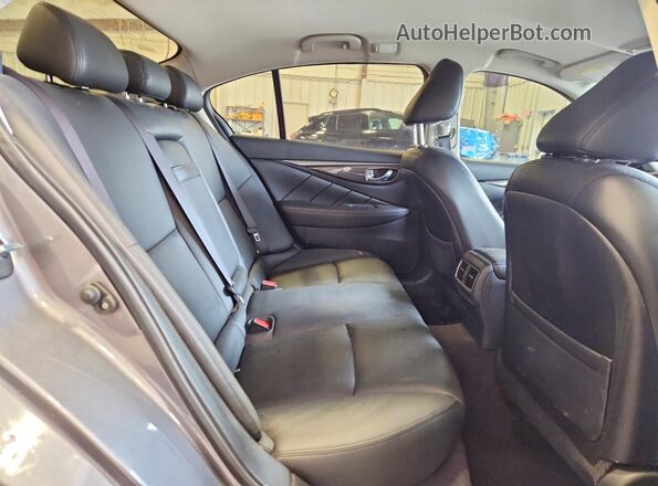 JN1CV7AP8JM241188 2018 INFINITI Q50 Gray Rear seats view