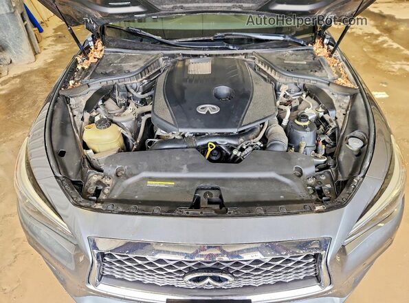 JN1CV7AP8JM241188 2018 INFINITI Q50 Gray Rear interior view