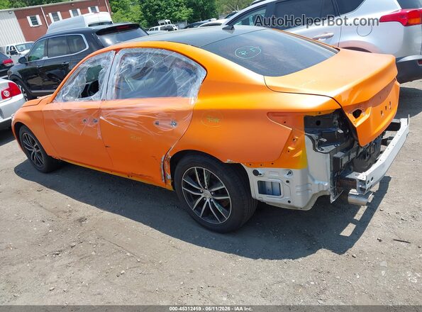 JN1CV7AR2JM280330 2018 INFINITI Q50 Оранжевый Задняя левая четверть