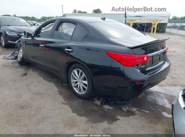 JN1CV7AR5HM682238 2017 INFINITI Q50 Black Tył lewy