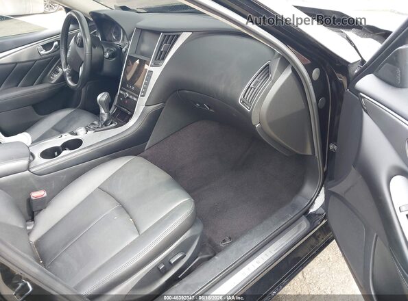 JN1CV7AR5HM682238 2017 INFINITI Q50 Black Widok wnętrza z przodu