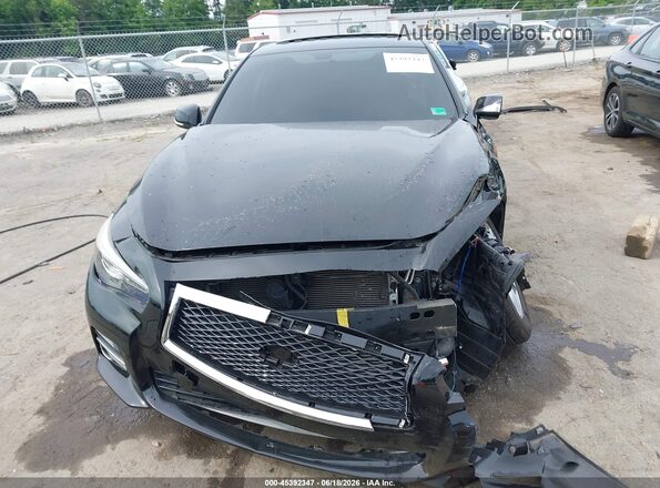 JN1CV7AR5HM682238 2017 INFINITI Q50 Black Widok deski rozdzielczej