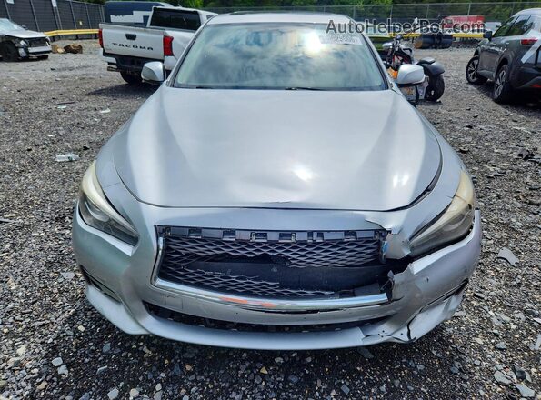 JN1CV7AR7HM680894 2017 INFINITI Q50 Silver Front view
