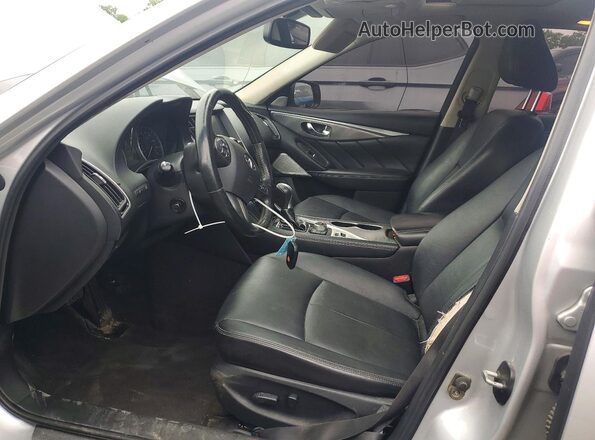JN1CV7AR7HM680894 2017 INFINITI Q50 Silver Front interior view